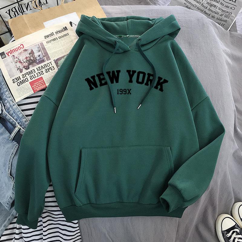 Trend pattern digital hoodie Kawaii funny couple sweater hoodie loose casual top guard