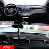 For Kia Sorento 3 UM Prime 2015 2016 2017 2018   Car Dashboard Cover Avoid Light Mats Anti-UV Case Protector Accessories