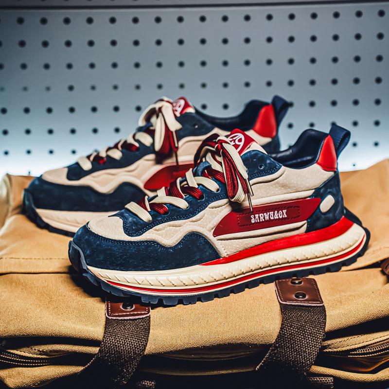 

2025 spring and autumn new men s shoes four seasons versatile casual shoes men s Forrest Gump shoes live broadcast popular shoes sports shoes men 44