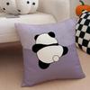 Lovely Cute Chinese Animal Art Panda Cushion Cover Throw Pillow Cover Hidden Button Durable Polyester Chair Cushion