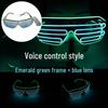 LED Light-Up Party Glasses for Stage Performances and Events