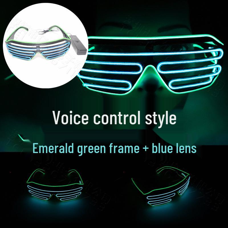 LED Light-Up Party Glasses for Stage Performances and Events