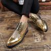 High-top leather shoes men's 2025 spring and autumn Martin boots business casual shoes nightclub hairstylist men's shoes foreign trade mirror short 