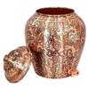 Print Design Copper Water Dispenser Pot Matka, Storage, Home Garden, 13 LTR