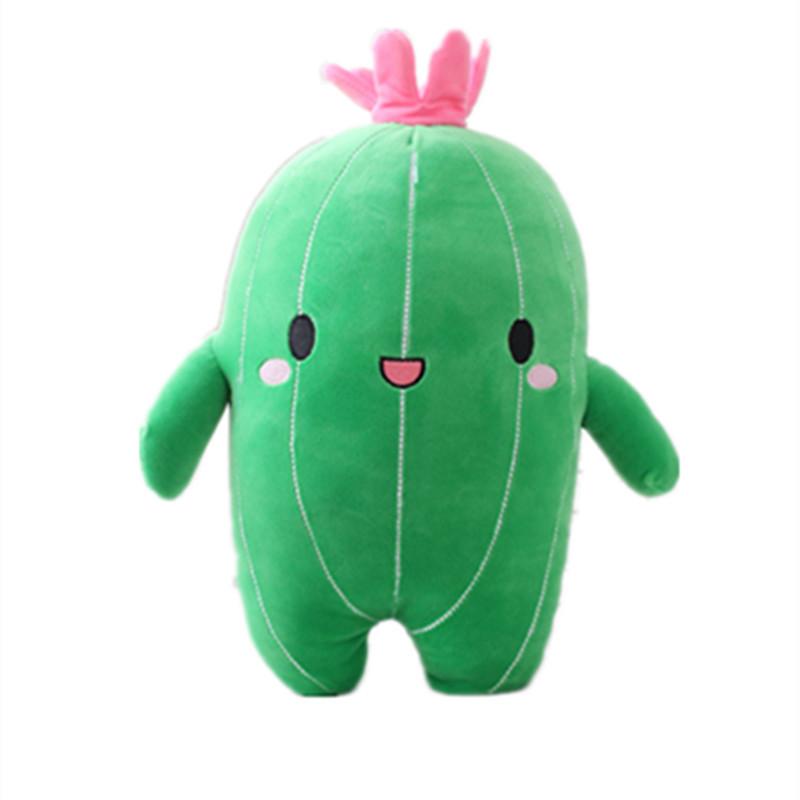 

1pc 23CM Cartoon Cactus Plush Toys Kawaii Stuffed Soft Plant Dolls for Children Baby Kids Toys Birthday Decoration Gifts 23cm зелёный