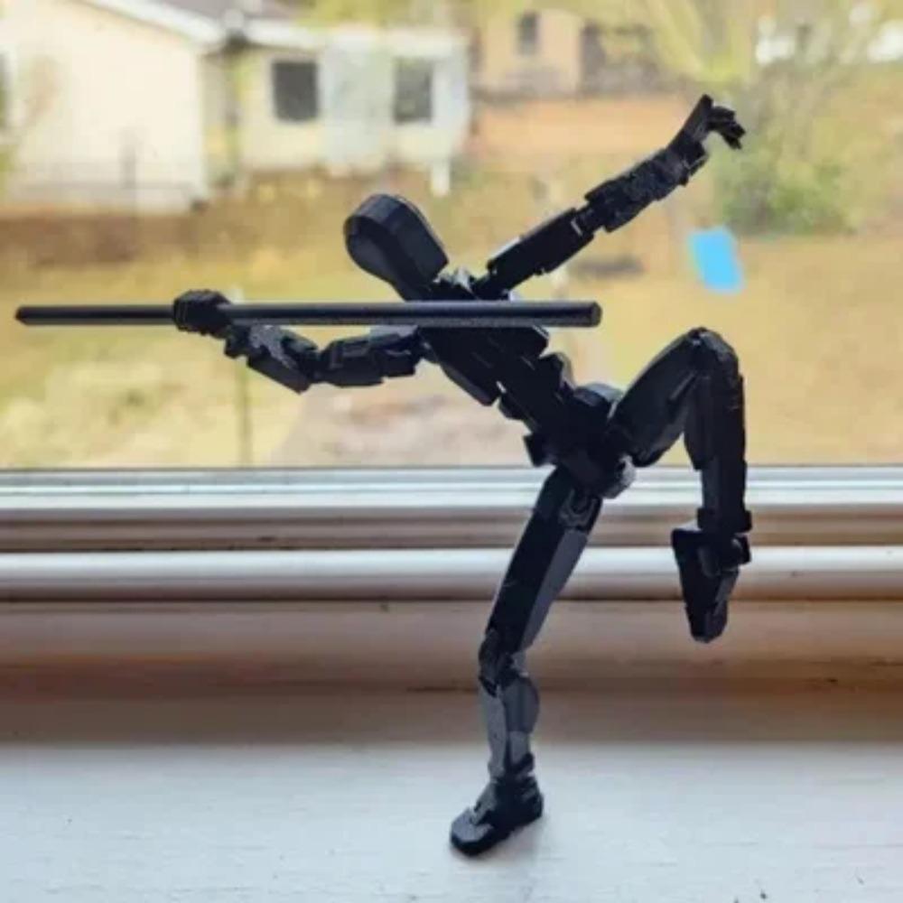 Multi-Jointed Movable Shapeshift Robot Lucky 13 Figure Toys 3D Printed Mannequin Dummy Figure Kids Adults Parent-children Game