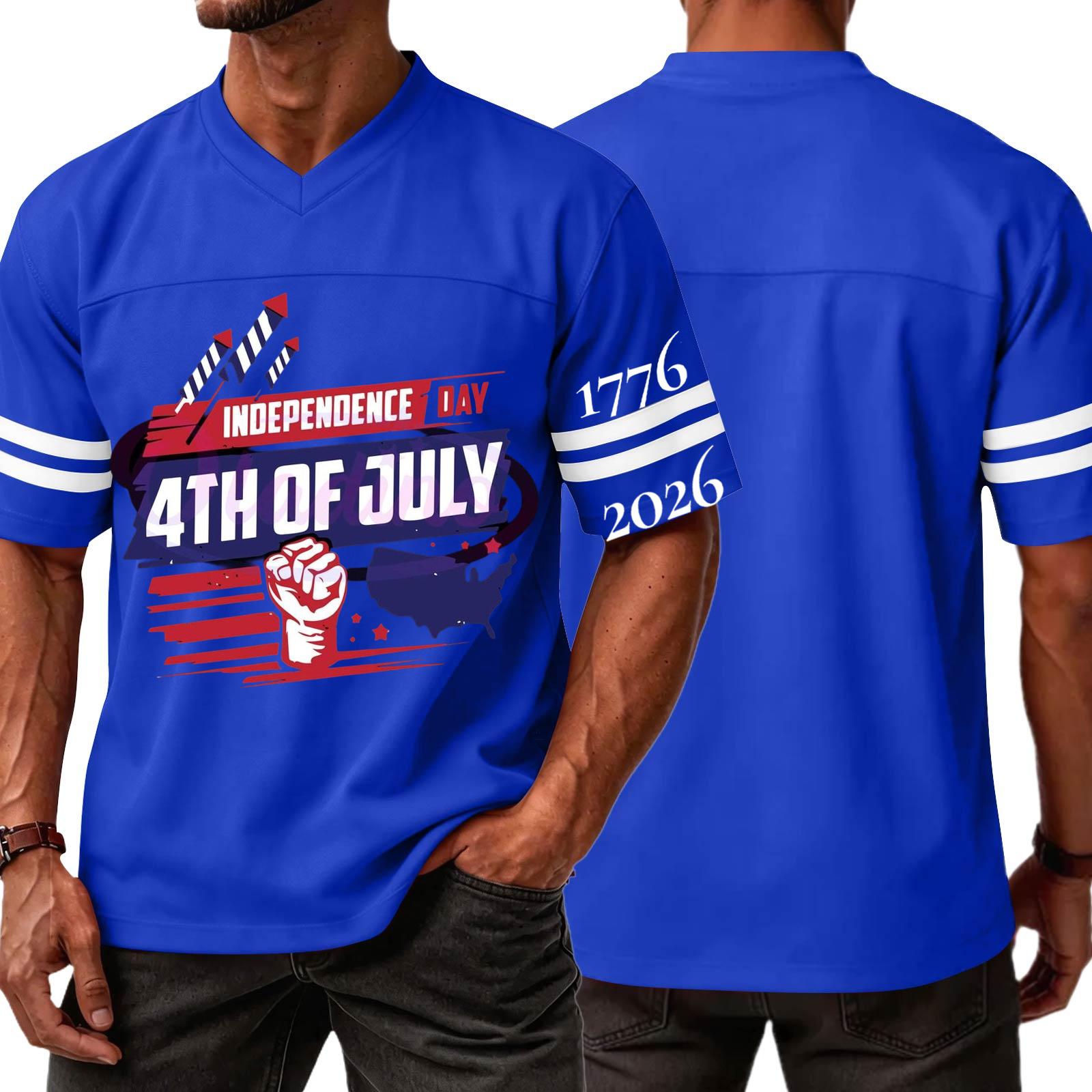 

Men s Casual V Neck Short Sleeve Athletic Shirt Independence Day Graphic Print 4th of July Sports Tee Top Lightweight Breathable XXXL синий