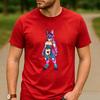 Unisex Mecha Protogen Furry Fursona Full Body Graphic T Shirt Unisex Cotton Neon Tech Mechanical Anthro Gamer Fan Tee