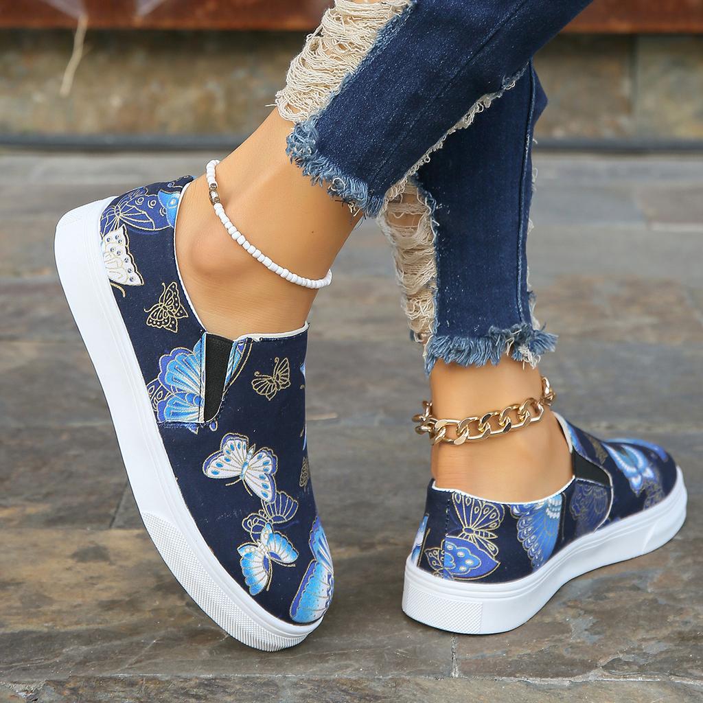 sneakers women Print Flats Platform Shoes  Spring Sneakers Casual Sport Shoes Female Fashion zapatillas de deporte