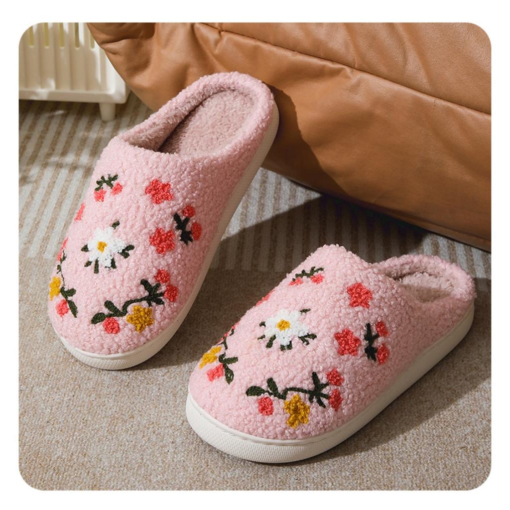 Cotton Slippers, Men's and Women's, Couple's Styles, Warm Shoes, Indoor, Suede, Non Slip Shoes