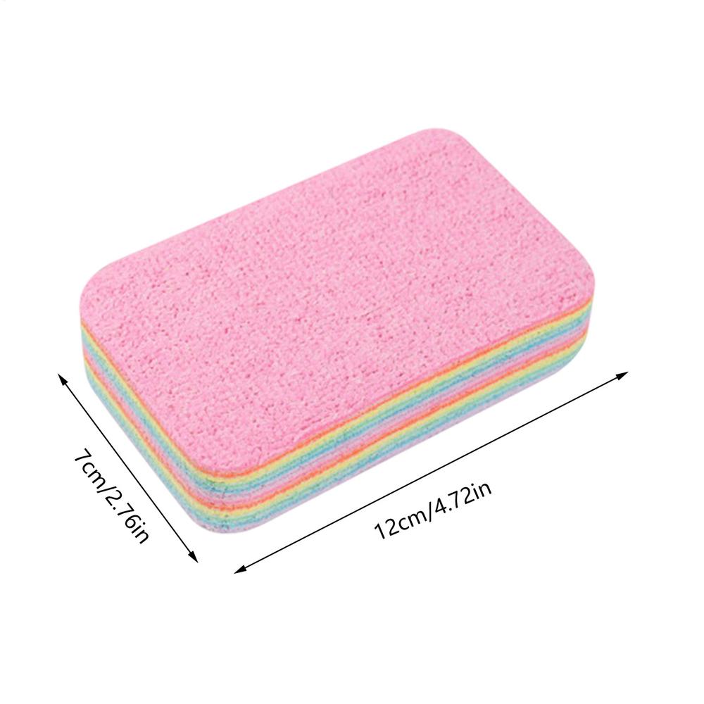 

12 Layer Layer Microfiber Cleaning Sponge Cloth Absorbent Dish Towels Peelable Reusable Washing Cleaner Scrub Rags Kitchen Clean червоний