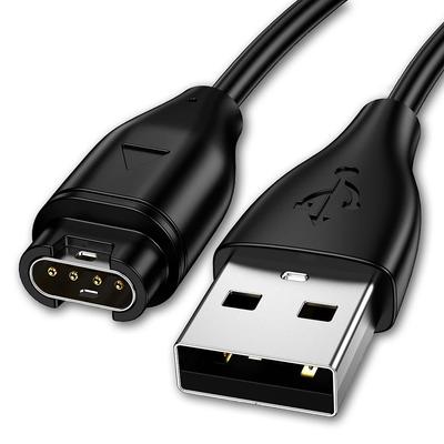 1M/3.3FT USB nabíjecí kabel pro Garmin Fenix 7 7S 7X 6 6S 6X 5 5X 5S Plus Vivoactive 3 Forerunner 945 935 245 255 nabíjecí dok