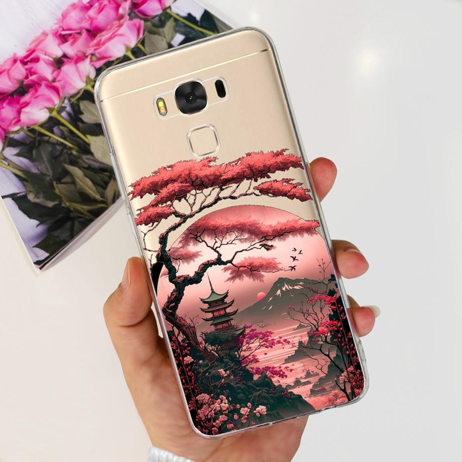 For ASUS ZenFone 3 Max ZC553KL Back Cover Case Soft Clear Silicone Shockproof Protection Funda Coque On ASUS ZC553KL Capas