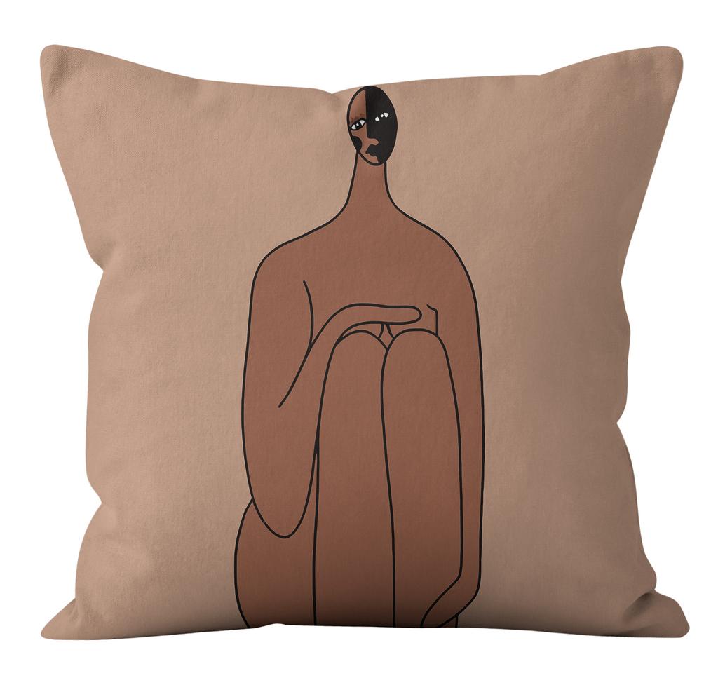 Nordic Wasabi Style Abstract Pillowcase Modern Simple Home Sofa Bedside Cushion Cover