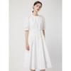 Cc Collect Round Neck Shirring Flare Dress C252mse032