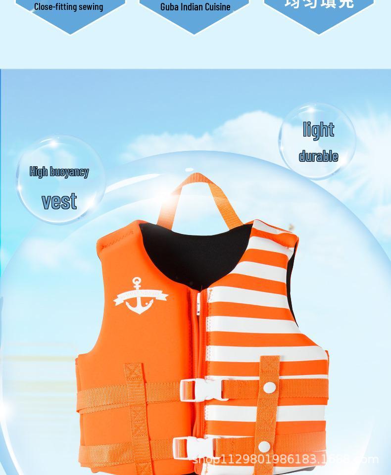 Kids' Professional Buoyancy Vest: Warmth and Safety for Snorkeling, Swimming, and Drifting