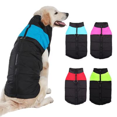 Vestiti per cani di grossa taglia per cuccioli di taglia media 5XL Cappotto invernale caldo Gilet Tuta Abbigliamento per animali domestici Costume Giacca di piumino Bulldog francese