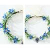 Eleganti Fasce Floreali con Strass e Nastro Regolabile Decorazione per Capelli per Donne Ragazze Occasioni Speciali