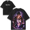 Anime Re ZERO Starting Life in Another World Rem T-shirt con Stampa Grafica Uomo Donna Largo Casual Oversize Retro Lavato Girocollo Cotone Largo Oversize Top