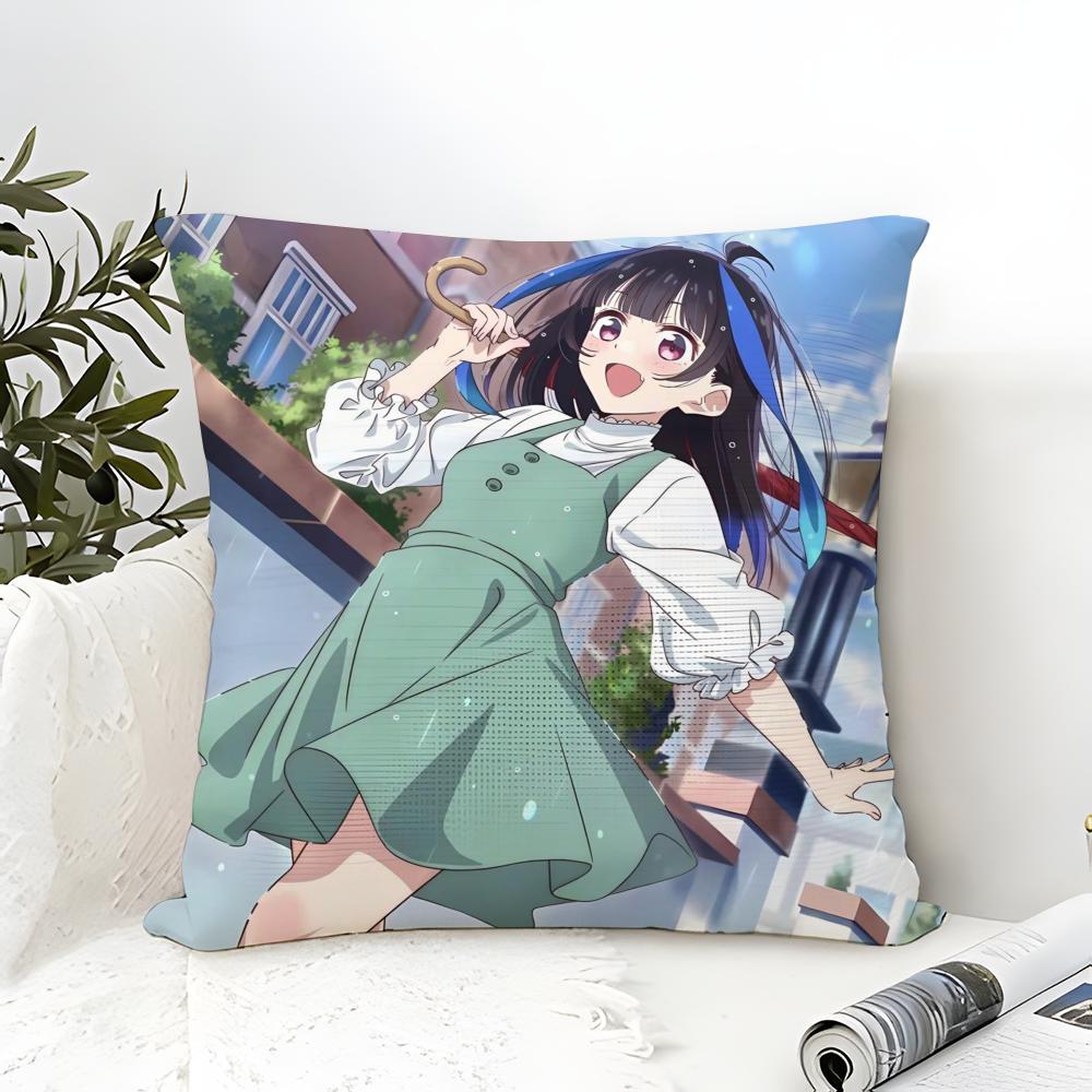 RentAGirlfriend KKanojo Okarishimasu Pillow Case linen pillow case sofa home decor cushion cover cushion cove