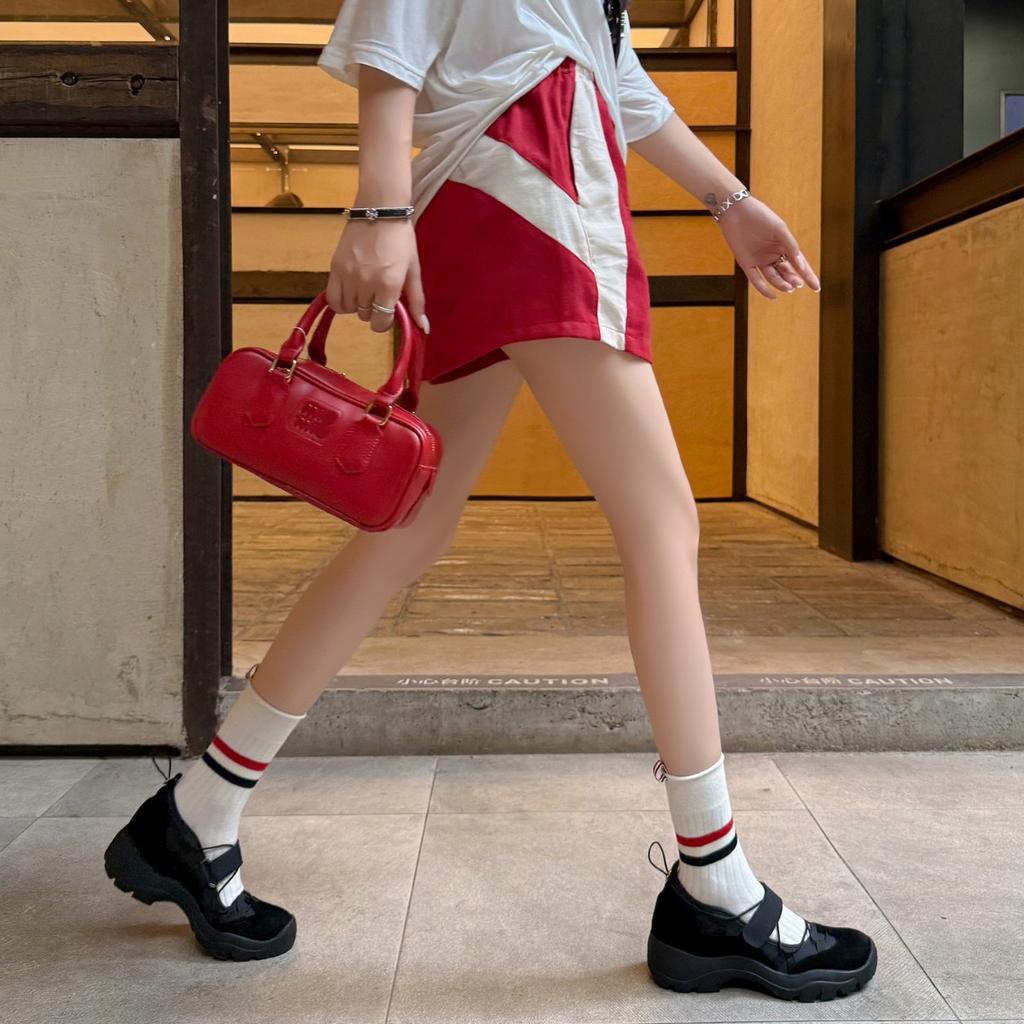 Versatile models are not tired of feet~ 6cm height increase casual Mary Jane shoes women's 25 trendy thick-soled sweet and cool one-word single shoes