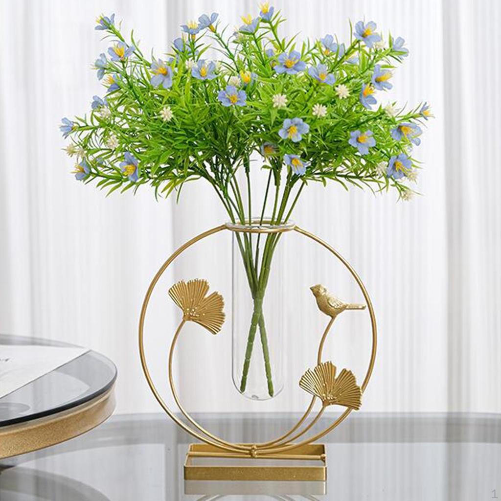 Blumenvase Trockenreagenzgläser Arrangement Pflanzen Pflanzgefäß Topf Innenraumdekor