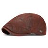 Washed old men and women forward hat autumn and winter British retro beret thermal cap casual newsboy hat