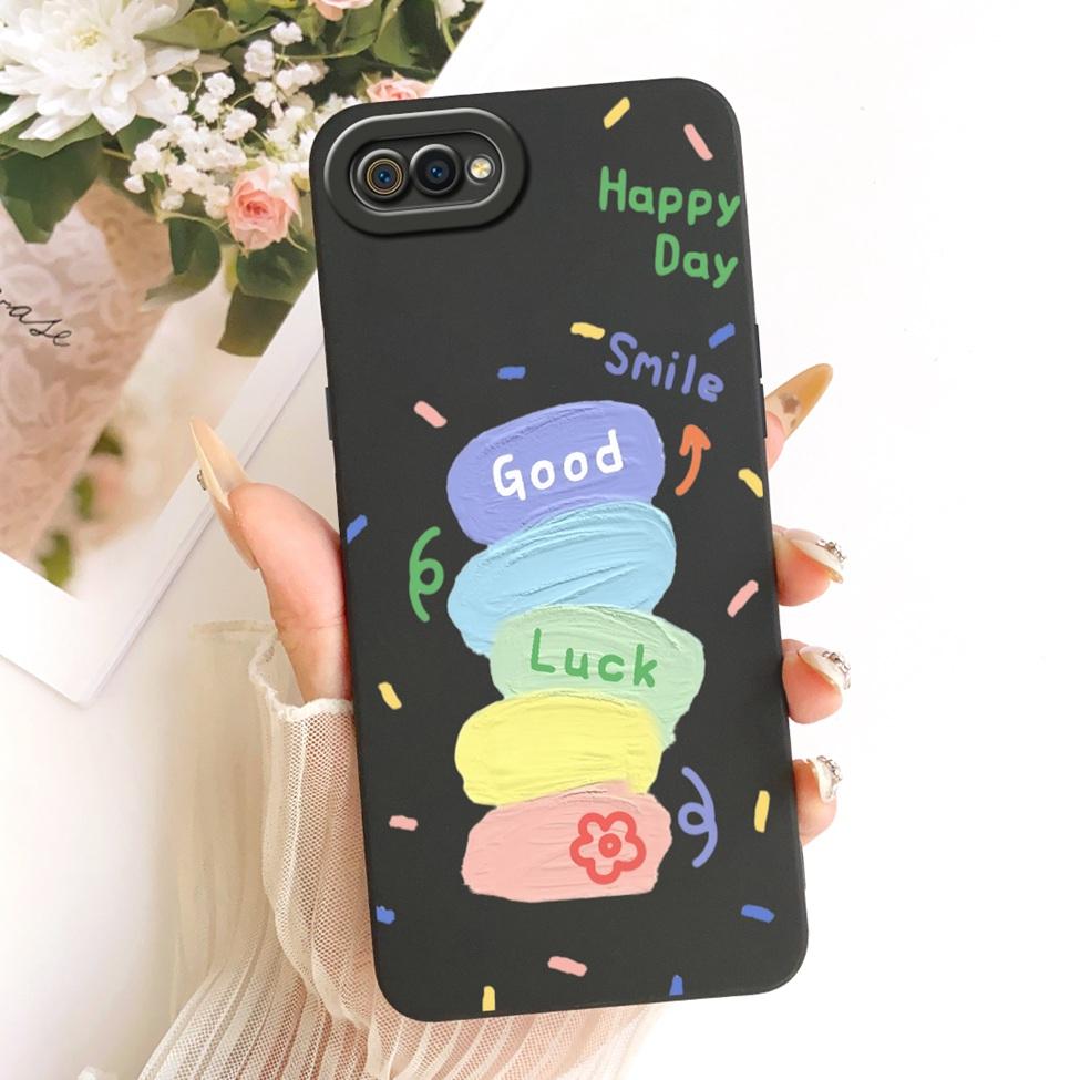 For Realme C2 Case Cover Silicone Luxury Fashion Cool Kawaii Cute Painted Phone Casing RMX1941 RMX1945 RMX1943