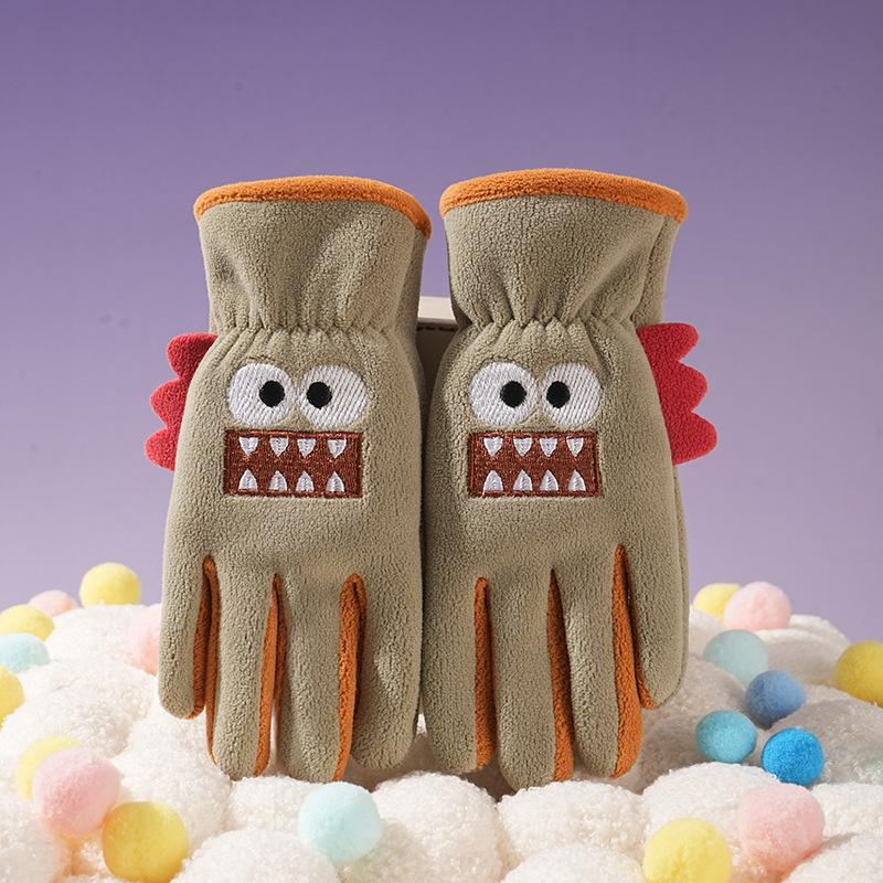 

Детские зимние перчатки с героями мультфильмов, мягкие теплые флисовые детские перчатки для девочек и мальчиков, аксессуары для спорта на открытом воздухе, носки для верховой езды, 8*20 см светло-зеленый