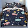 Cartoon Unicorn Design. Bedding Duvet Cover Sets Duvet Covers Pillowcases Gifts (1 * Duvet Cover 2 * Pillowcases, Without Duvet Insert)