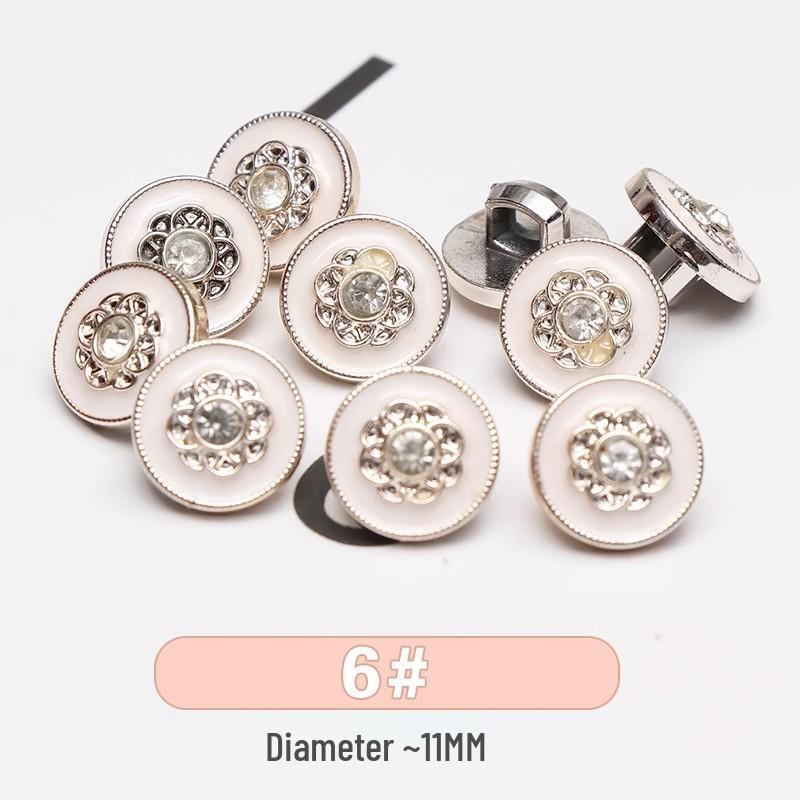 Exquisite Perlenknopf-Kollektion für Damen: Vielseitige Hemd- & Rock-Dekorationsaccessoires