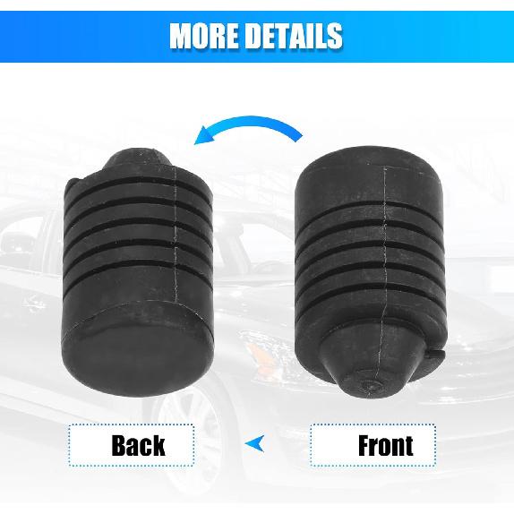 2Pcs Rubber General Cushion Bumper Hood for N-is-s-an 200SX Altima Frontier Quest