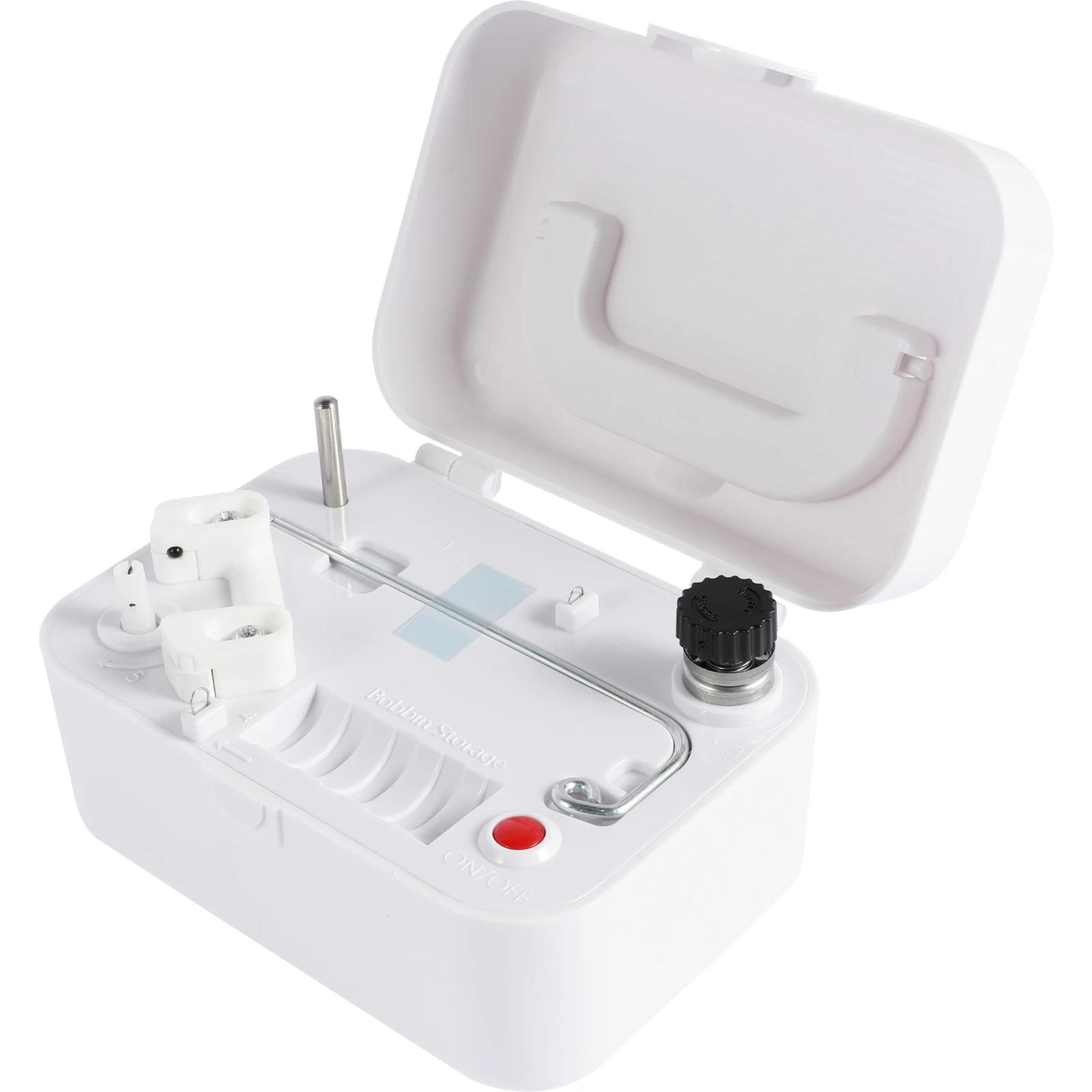 

Электрическая намотка шпуль Портативная намотка шпуль с ручкой Автоматическая намотка шпуль Машина Инструмент для намотки швейных изделий