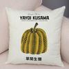 Nordic Style Yayoi Kusama Pumpkin Cushion Cover Decor Double Print Vintage Pillow Case for Sofa Home Car Plush Throw Pillowcase