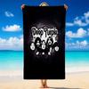 Deep Purple Print Microfiber Beach Towel Sand?Resistant Lightweight Towel For Swimming Outdoor Travel Use