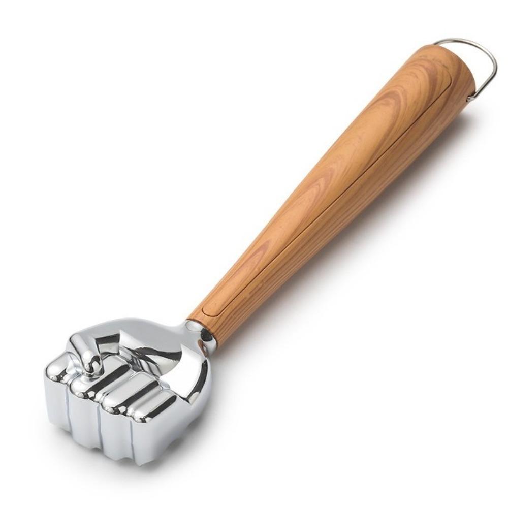 

Double Sided Meat Hammer Heavy Duty Meat Pounder Creative Meat Tenderizer Meal Preparation 8.66x1.77 in