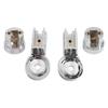 ABS Shower Holder Bath Hinge Brackets Precise Slope Dimensions ABS Chrome Plating Hinges Hinges For Shower Doors