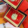 Pure Gold Wealth-Attracting Ornament Photo Frame - Ideal for New Homes, Weddings, or Business Gifts