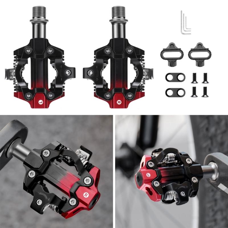 Premium Mountain Bike Pedals Smooth Design High Performances Cycling Pedals Set Corrosions Resistant for Alls Terrains