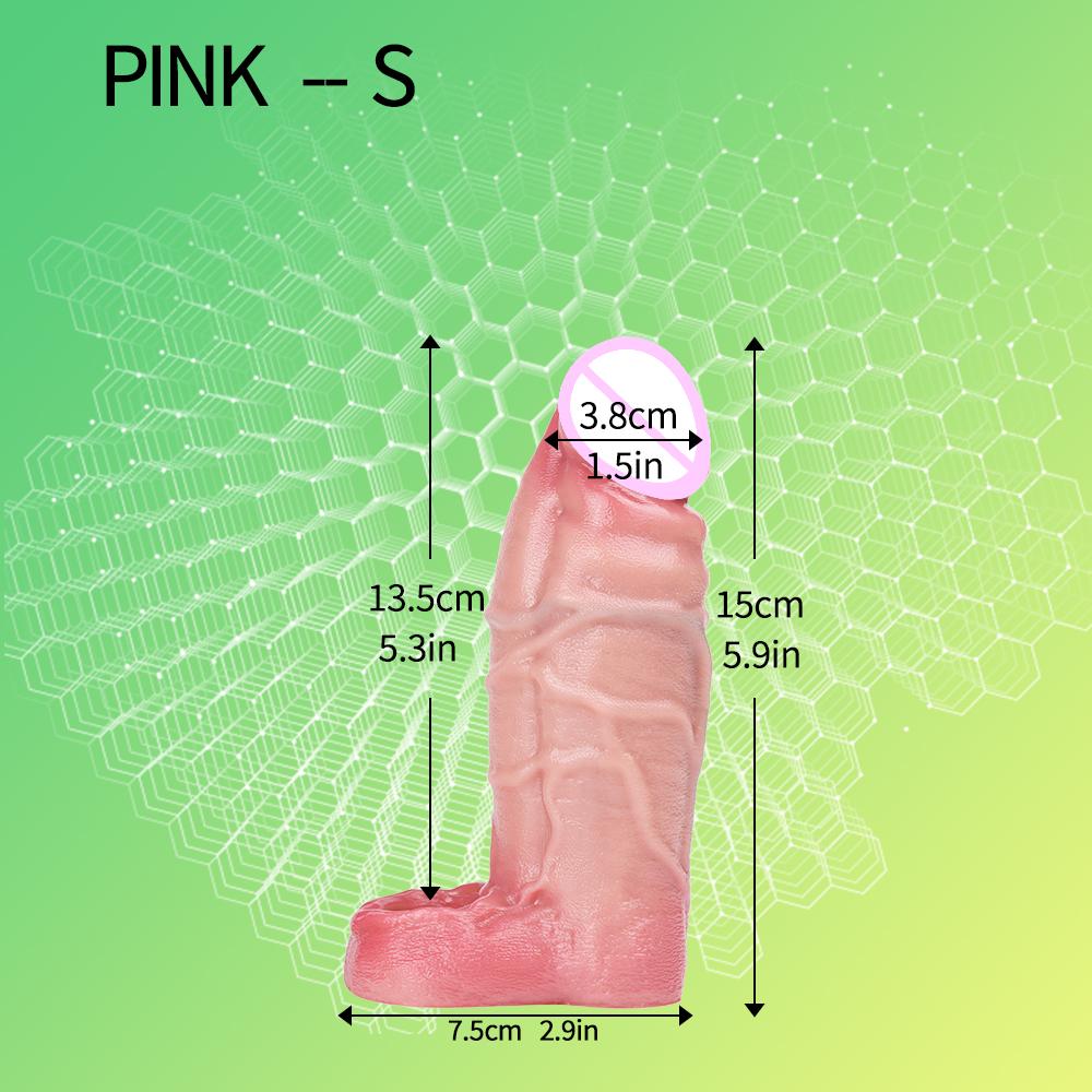Huge Penis Enlargemen Extender Condoms Realistic Penis Extension Sleeve Reusable Condom Cock Ring Sex Toys For Men Penis Sleeve