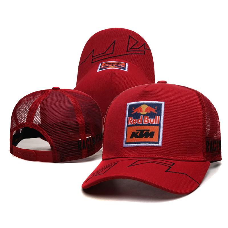 Boné da Equipe Red Bull Racing Verstappen Perez Mesmo Estilo Mistura de Algodão e Linho Chapéu de Basebol Masculino Feminino Todas as Estações Chapéu de Moda