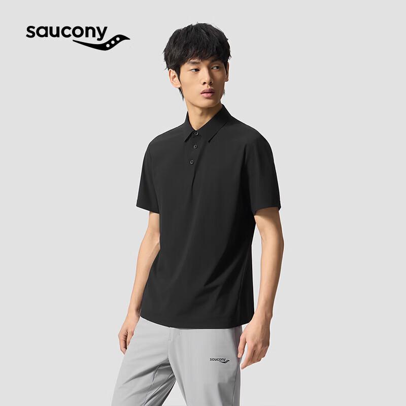 Saucony Men s Classic Short-Sleeve Polo Shirt S