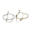 Niche Design Sense Micro-Inlaid Zircon Metal Opening Bracelet Women'S Personality Exquisite Fashion Temperament Versatile Bracelet Jewelry