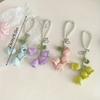 Cute Pearl Keychain, Thread Hook Orchid Flower String Design, Durable Packaging Buckle, Suitable for Practical Small Pendants In Keybag Accessories.