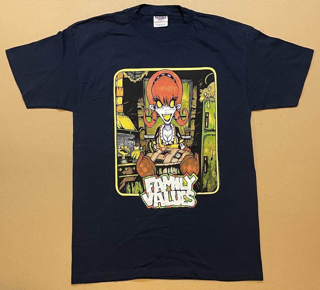 Vintage 2001 Family Values Tour Shirt Linkin Park L Large Nu Metal Band Rap Y2K Unisex T-Shirt