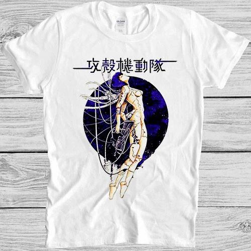 Ghost In The Shell Japońskie Słońce Meme Koszulka Prezent Film Kultowy Gamer M1007
