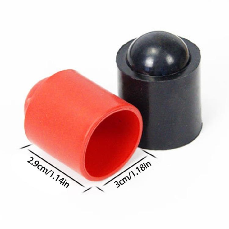 10lots Delicate Billiard Cue Bottom Rod Tail Sleeve Billiard Cue Tip Protectors for Enthusiastic Pool Player