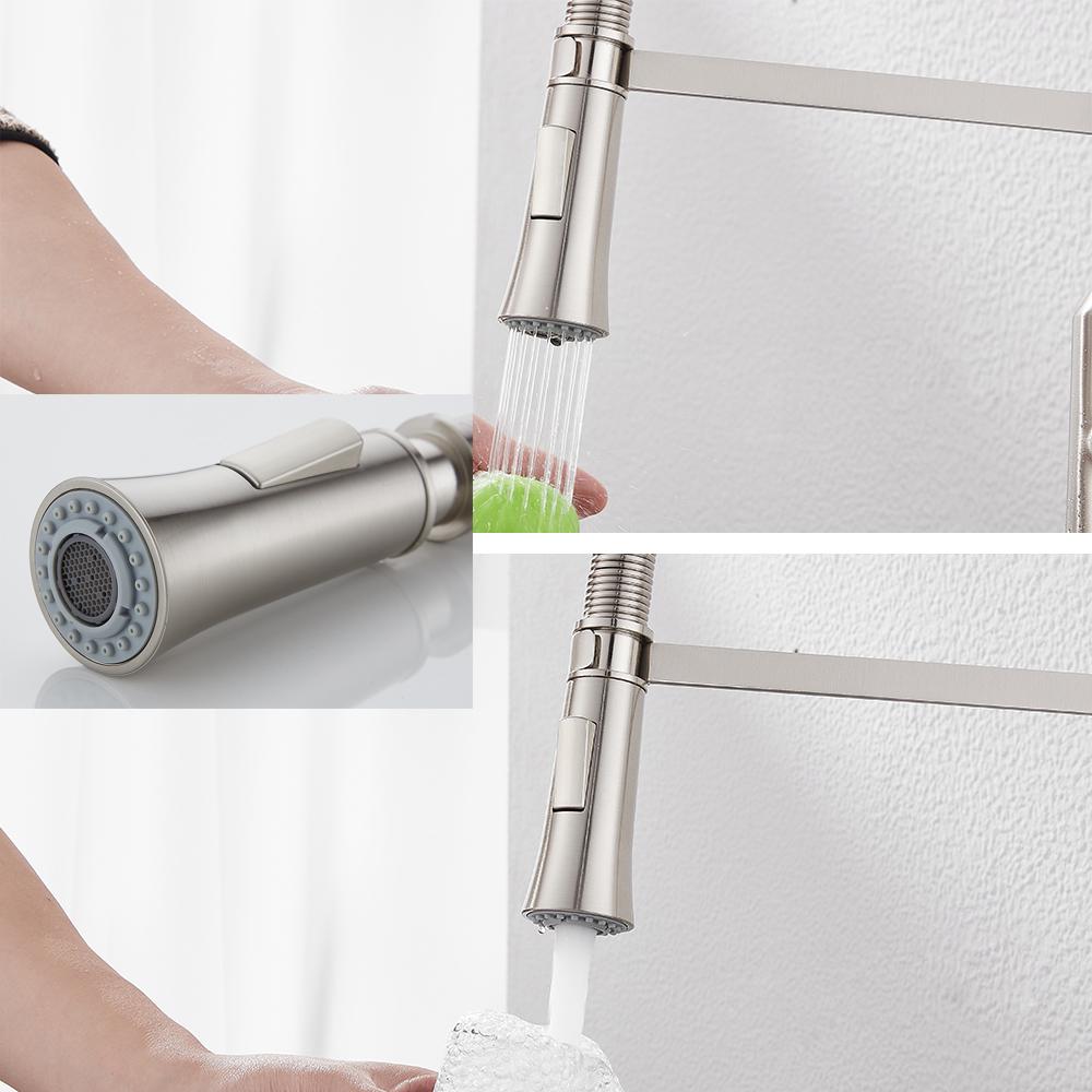 BAKALA Torneira Cozinha Kitchen Faucets Hot And Cold Water Chrome Basin Sink Square Cozinha Taps Mixers Torneira De Cozinha