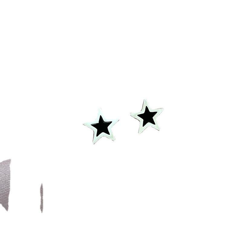 Muschel Pentagramm Minimalistische Ohrstecker Kalte Männer- Und Frauenohrringe Persönlichkeit Temperament Bankettohrringe