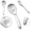 Slotted Bowl Multifunction Strainer Spoon Fine Grater Slotted Pasta Spoon  Bottle Opener